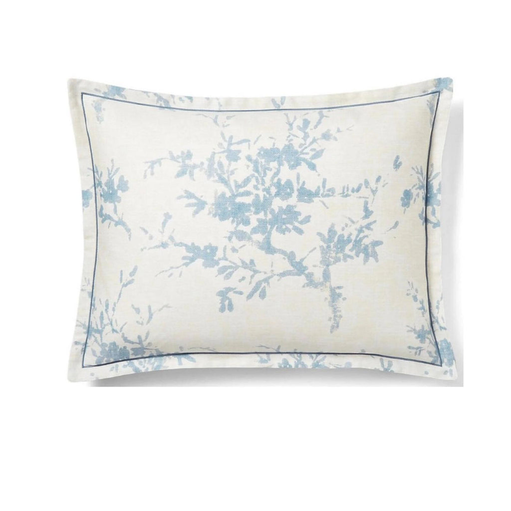 Lauren Ralph Lauren Eva Botanical 3-Pc Full/Queen Comforter Set, Cream/Blue