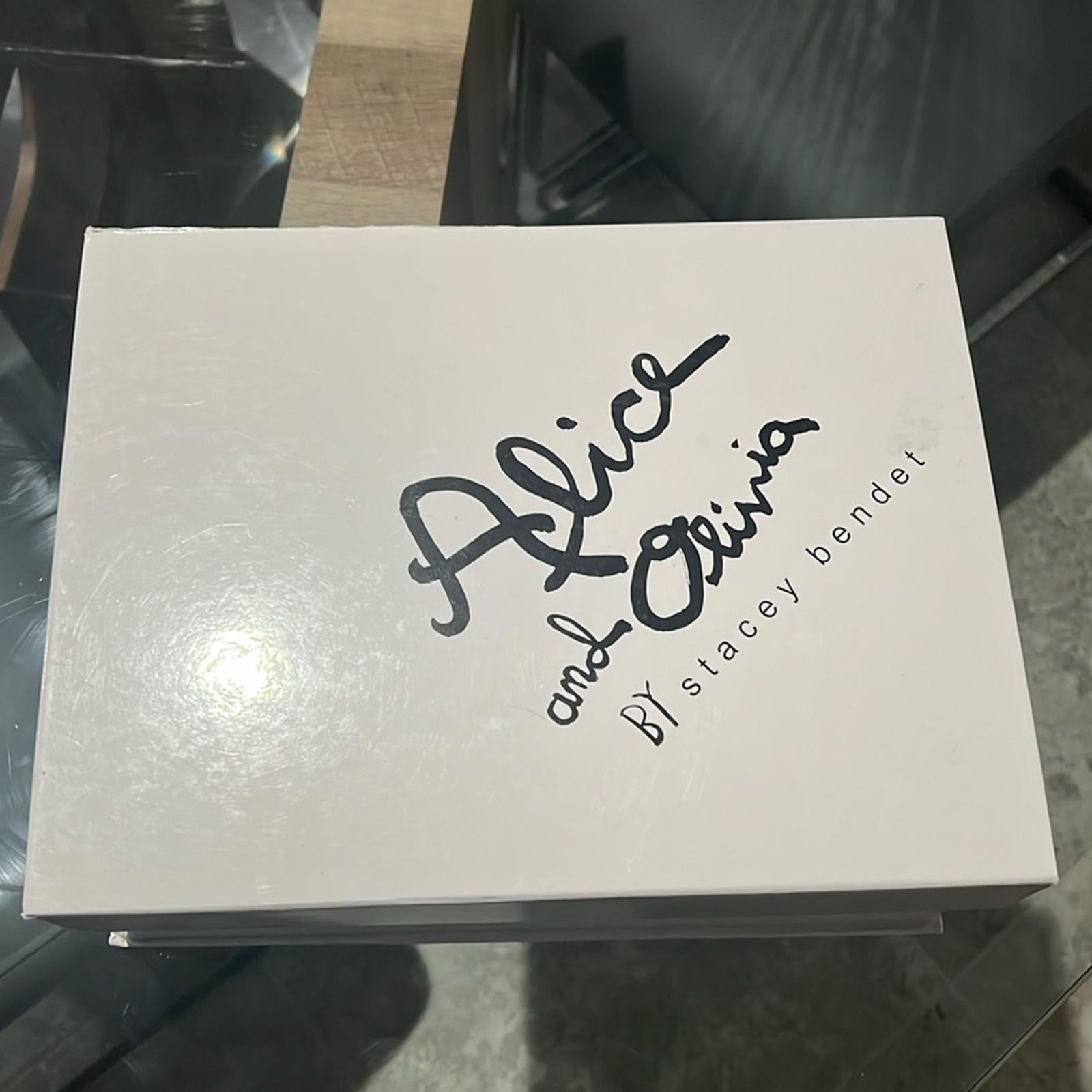 Alice+Olivia River Chelsea Wildflower Painted Nappa Espadrille w/DustBag Size37