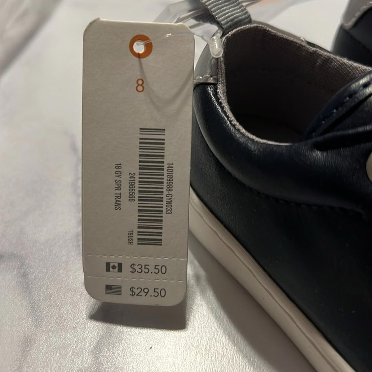 Gymboree Boy’s Lace-Up Sneakers, Size 8 New with Tag