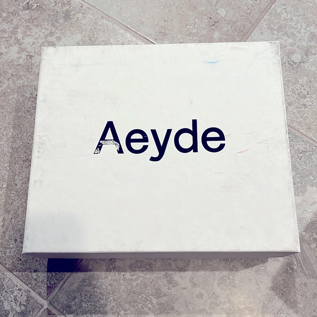 AEYDE Alena Nappa Leather Latte Boots, NEW, EU Size 40
