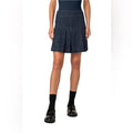 Akris Punto Fit & Flare Denim Mini Skirt in Black Size 4 EXCELLENT!