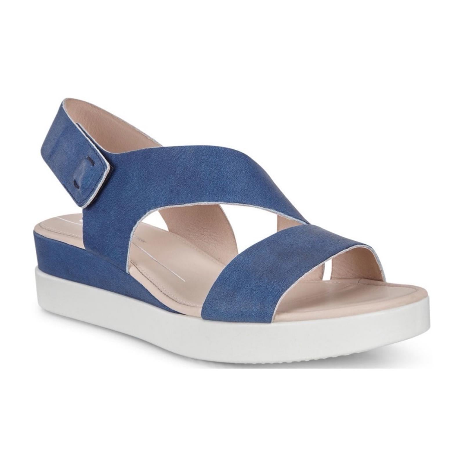 ECCO Touch Sandal Indigo Leather, Size EU 41 | US 10-10.5 New in Box Retail $150