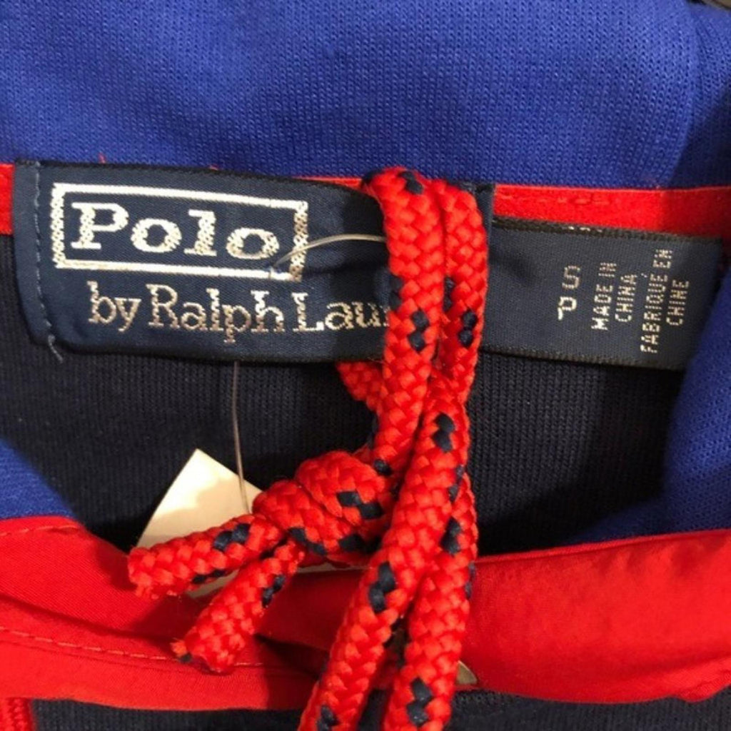 Polo Hi-Tech Ralph Lauren Sweatshirt Hoodie in Red & Blue Size S New w/Tag
