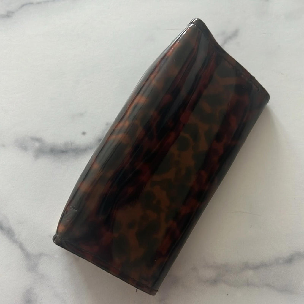 Tory Burch Tortoise Gold Tone Sunglasses Case