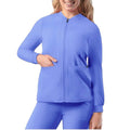 ADAR Addition Scrubs Zippered Bomber Scrub Jacket, Cell Blue, Size XL New w/Tag