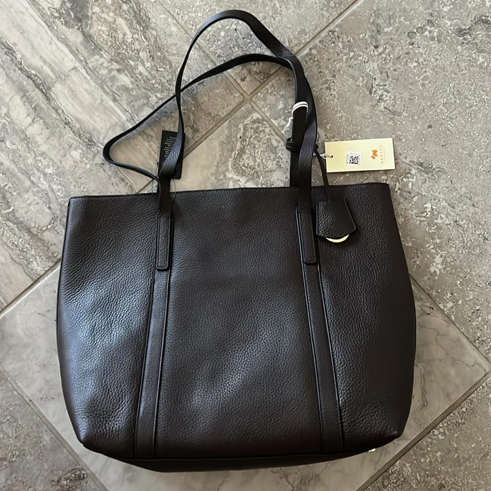 RADLEY London Museum Street Large Open-Top Tote in Dark Brown, NWT