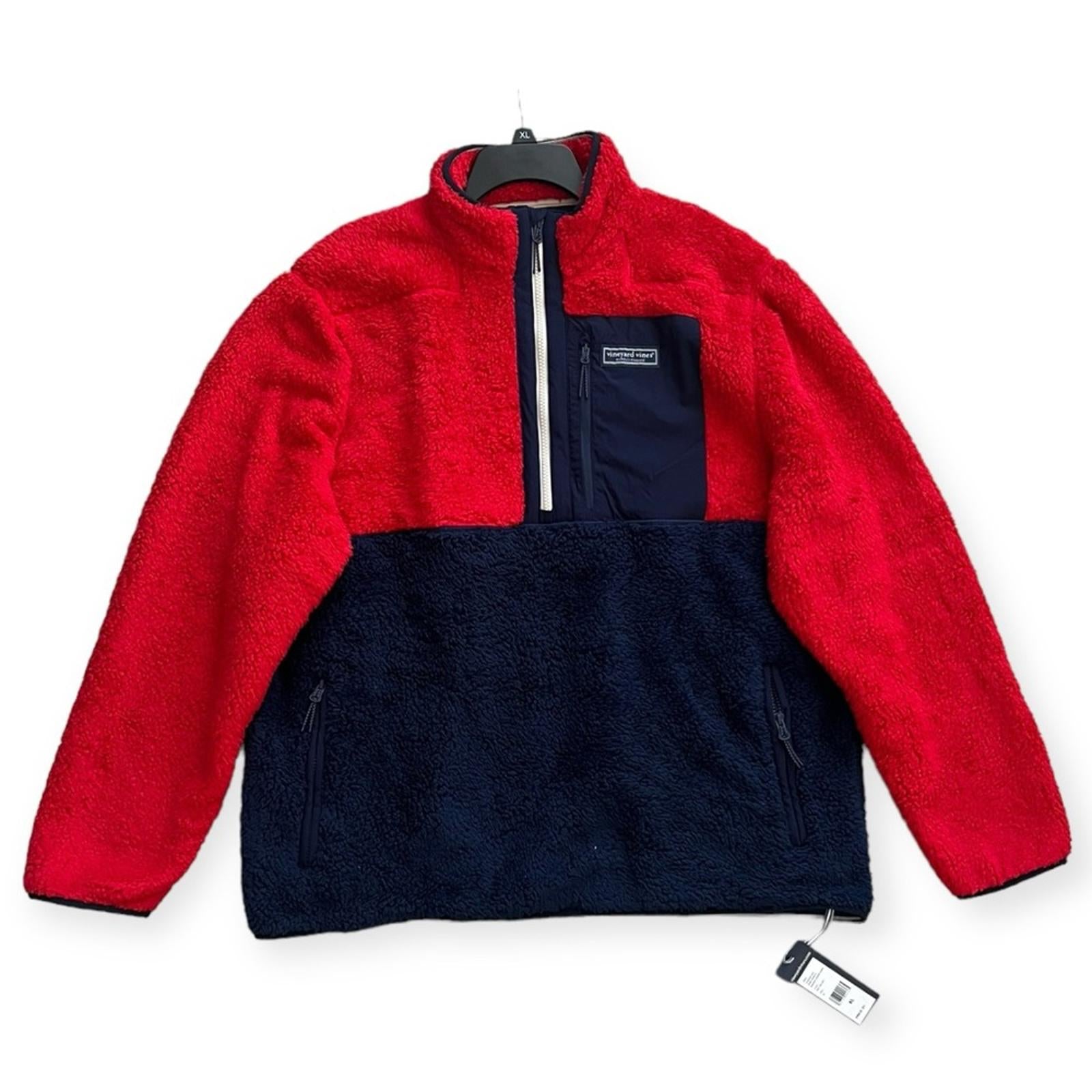 Vineyard Vines Supershep Colorblock Fleece Jacket Size XL
New w/Tag Retail $178