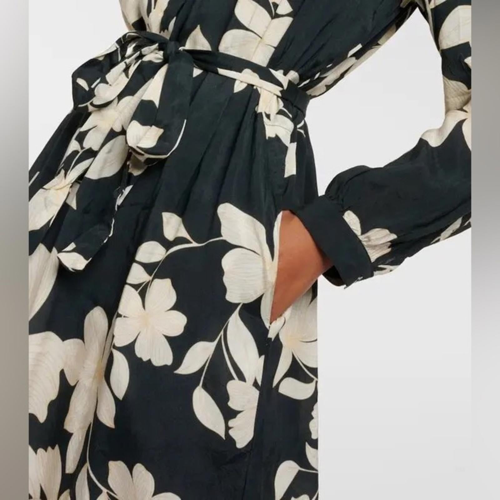Velvet by Graham & Spencer Josepha Floral Midi Dress, NWT, Size S