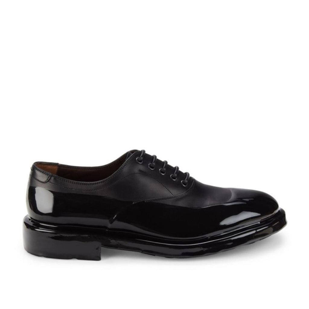 Salvatore Ferragamo Dipped Leather Oxford Shoes Size 6 EEE NEW in Box + DustBag