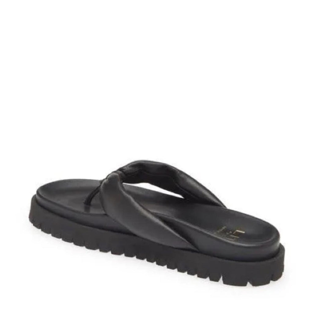 LITA by Ciara (Made in Italy) Lug Sole Thong Sandals, Black Size 42 EXCELLENT!