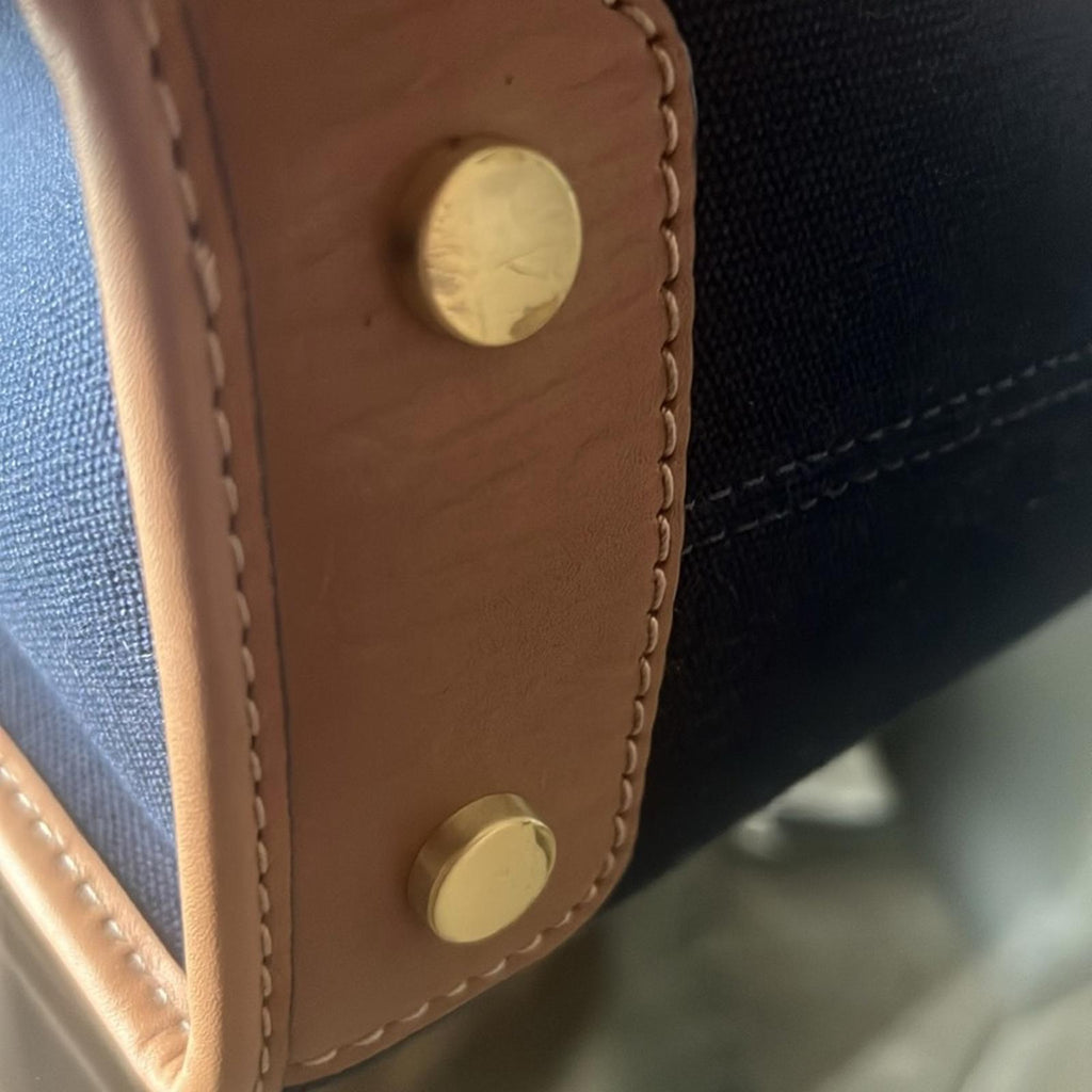 Michael Kors Mercer Canvas Crossbody, Admiral Gold EXCELLENT! Retail $228