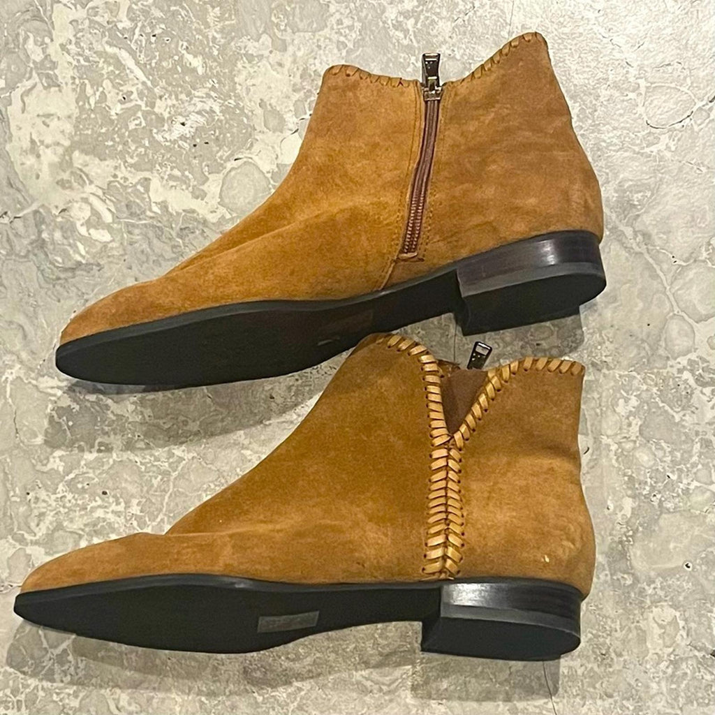 Jack Rogers Raegan Suede Booties, Size 8 Retail $148