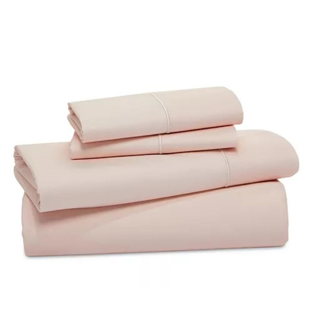 Hudson Park Collection Silk Supima Cotton Flat King Sheet in Blush Pink, NEW
