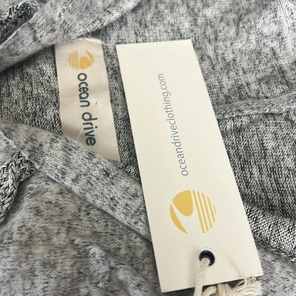 NEW Ocean Drive Hoodie PHL Hacci Heather Grey, Size M New with Tag