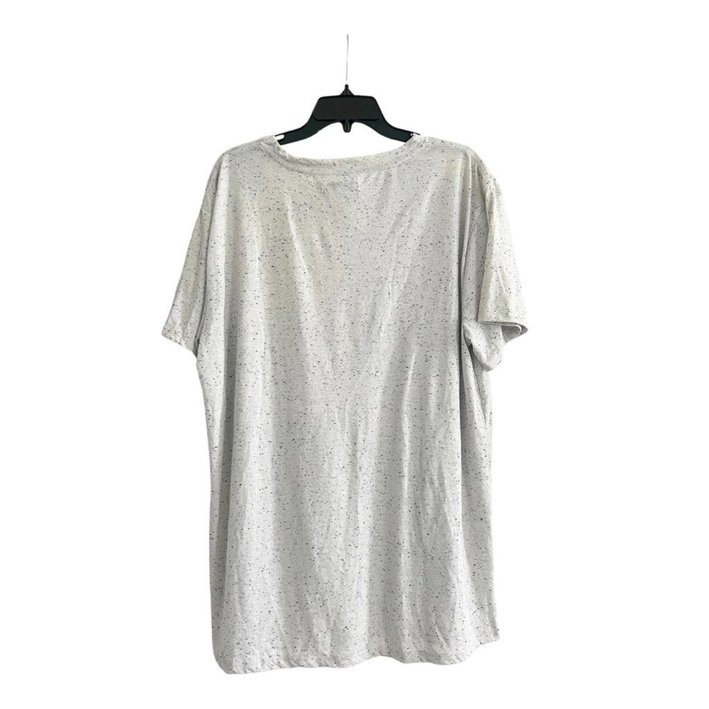 And Now This Men’s Speckled T-Shirt, Lt Grey Size XXL New w/Tag