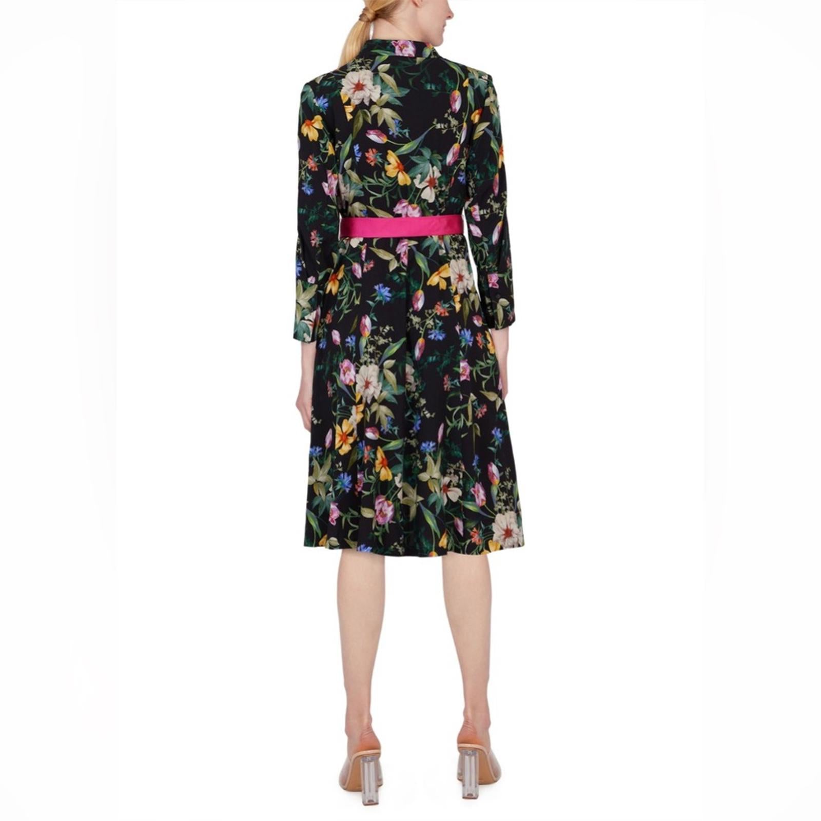 Per Se by Carlisle Botanical Midi Dress Size 10 New w/Tag Retail $598 (Sold Out)