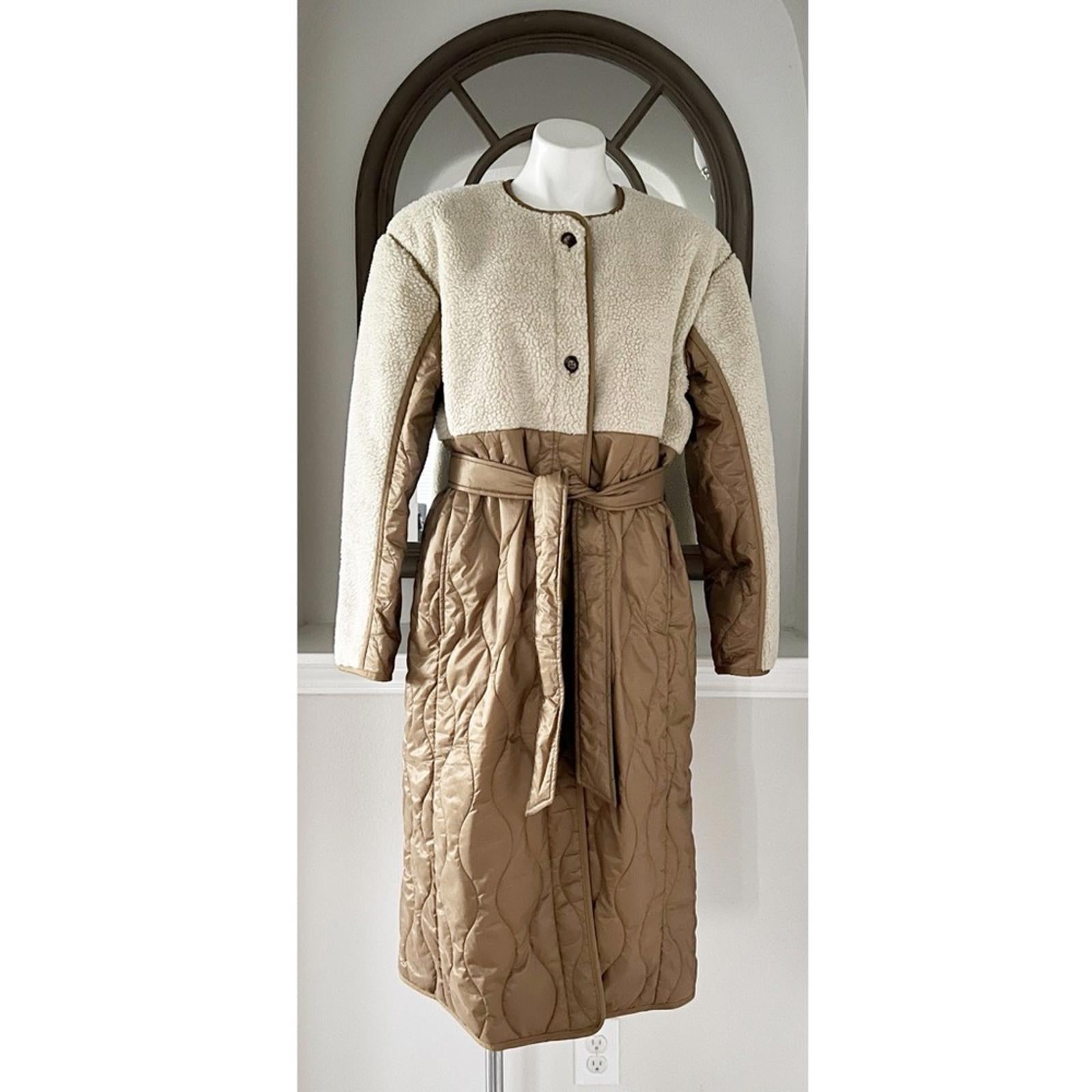 Polo Ralph Lauren Water-Repellent Belted Hybrid Liner Coat Size M New w/Tag $598