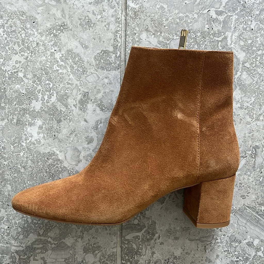 Bruno Magli Vinny Suede Ankle Boots Size 39 (Made in Italy) New w/o Box $495