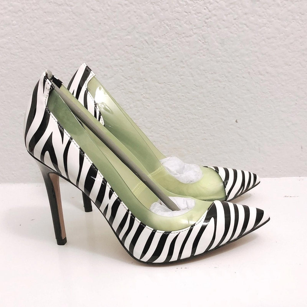 Mix No.6 Adrienne Zebra Print Pump, Shoes Size 7 New in Box