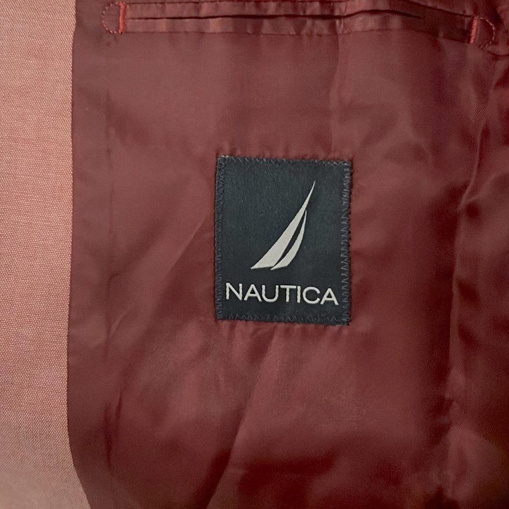 Nautica Blazer Modern-Fit Stretch Chambray Blazer Sport Coat Size 36R NWT $295