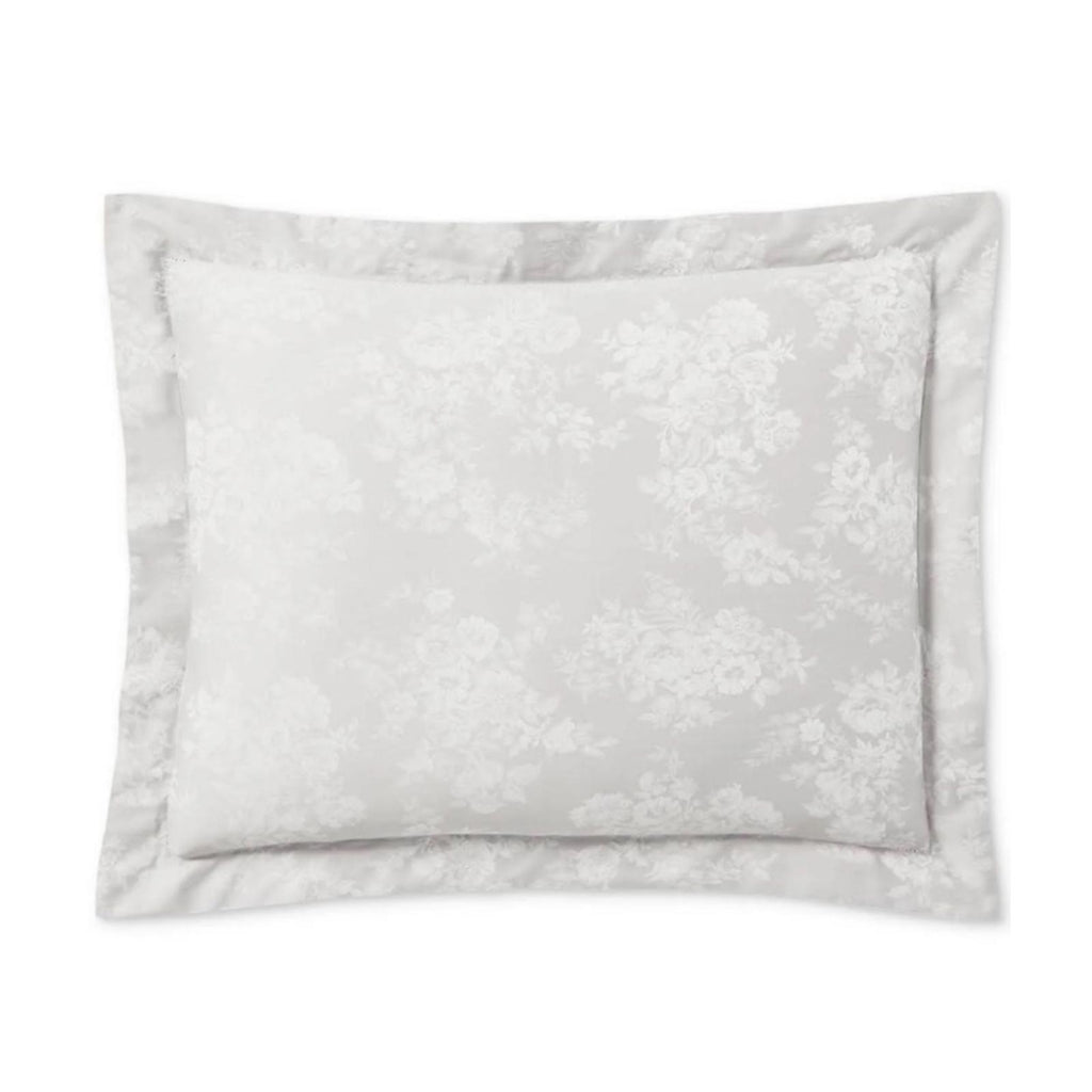 Lauren Ralph Lauren White Mya Jacquard Weave Cotton Standard Sham, NWT $140