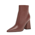 Marc Fisher Kulika Leather Pointed Toe Boots, Med Natural, Size 10 New w/o Box