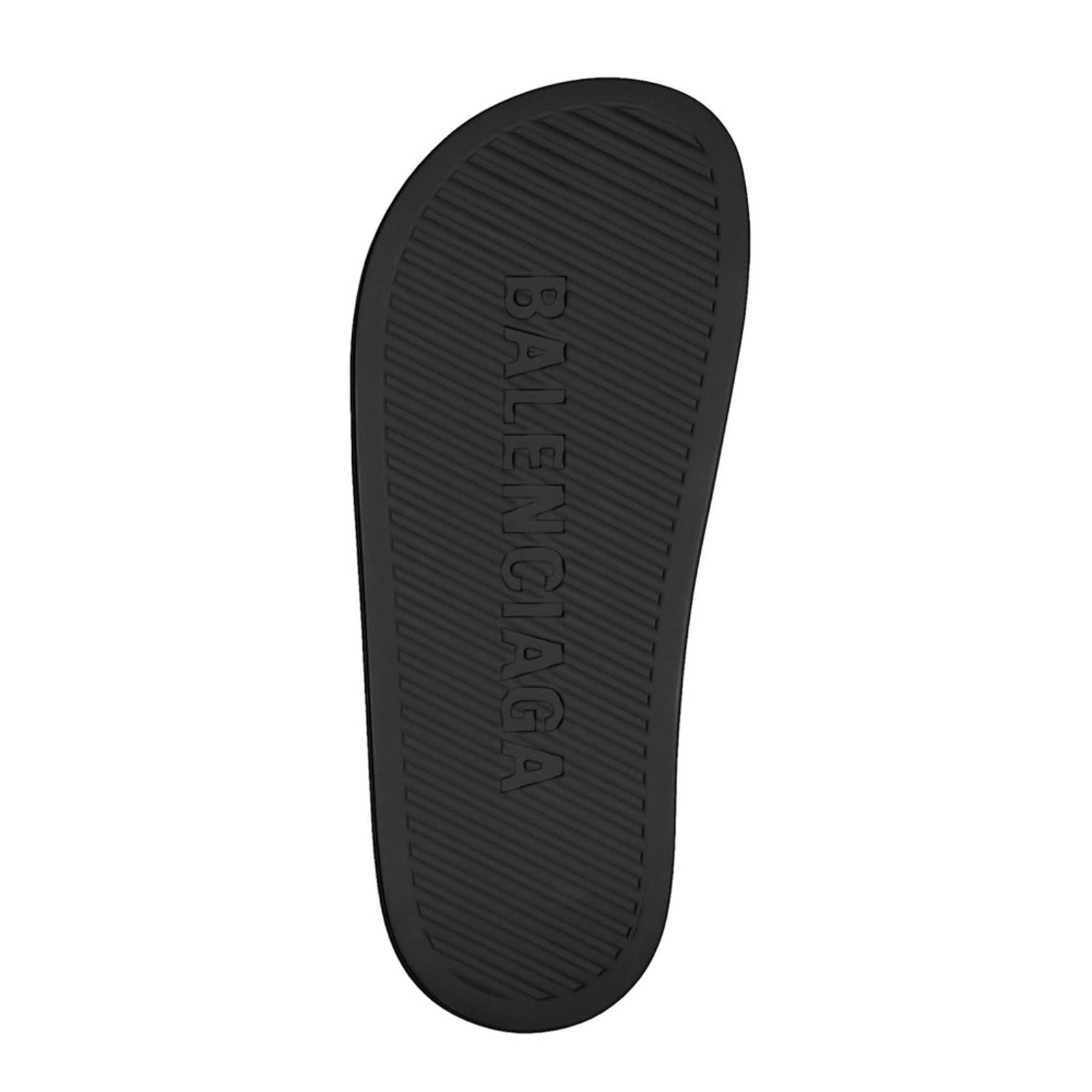Balenciaga Chunky Slide Sandals in Black Rubber, Size 41 +2 Dust Bags EXCELLENT!