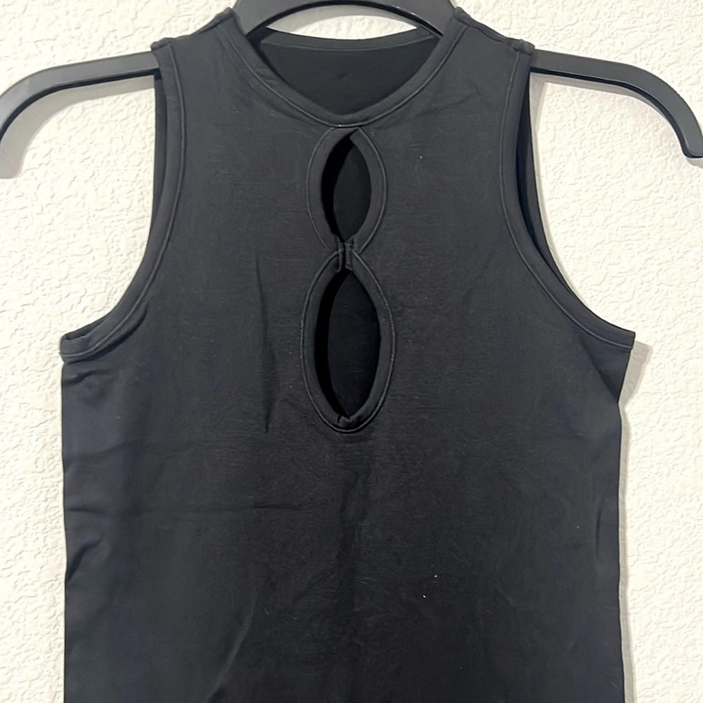 Simon Miller Cut Out Maxi Dress in Black, NWT, Size XS/S