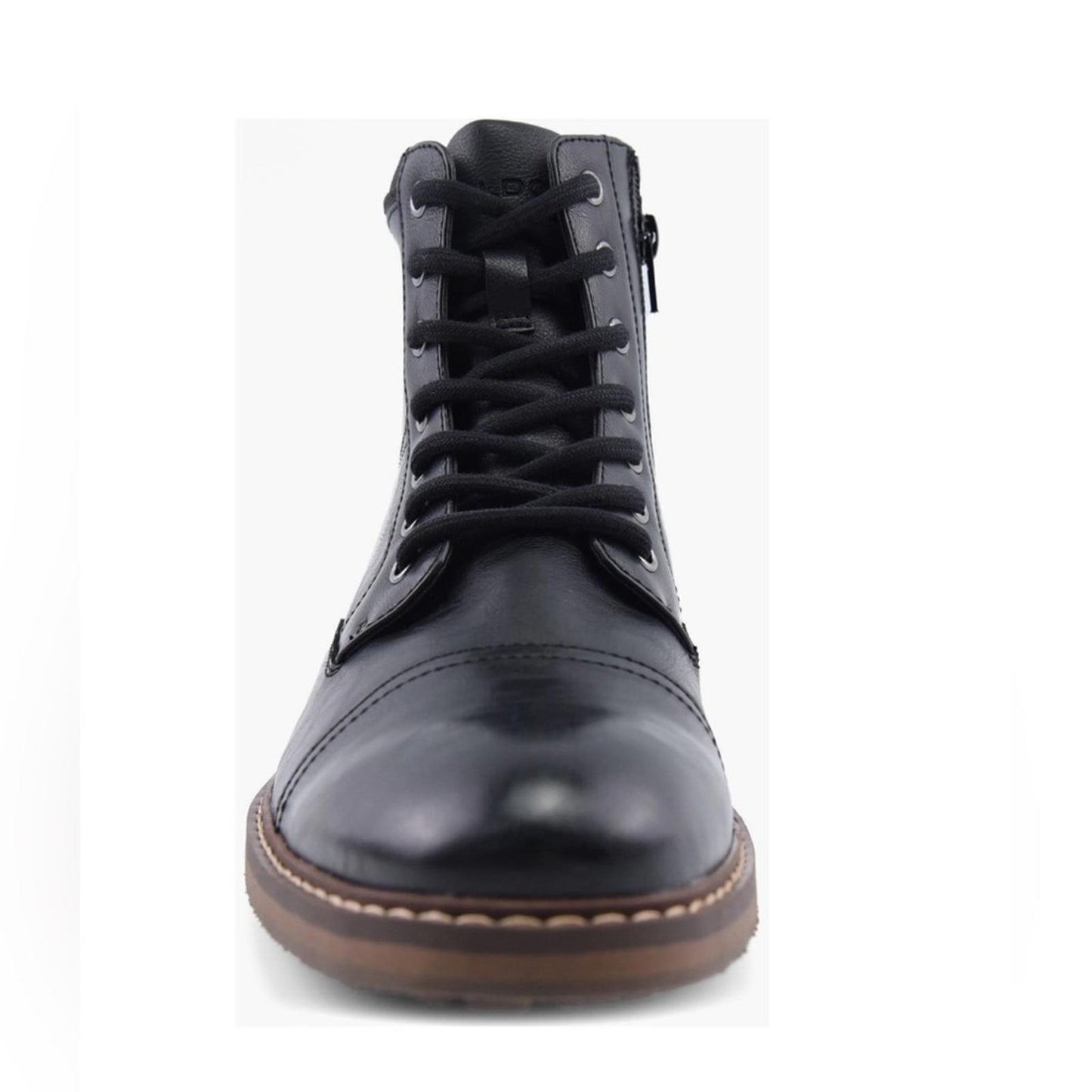 Aldo Kingston Combat Leather Boots in Black, Men’s Size 10, New w/o Box $140