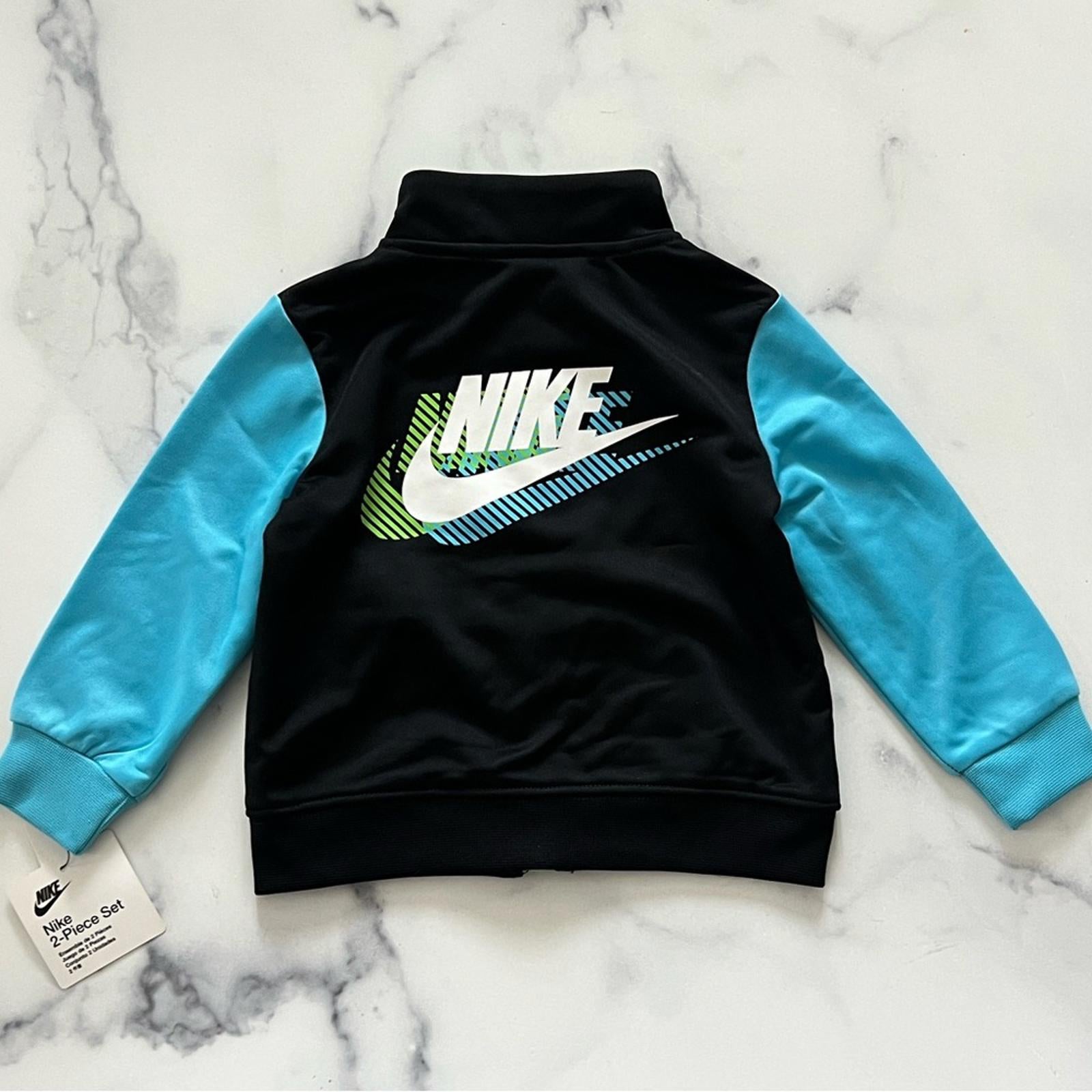 Nike Active Joy Tricot Set Toddler Tracksuit in Black, Size 12 Months, NEW w/Tag
