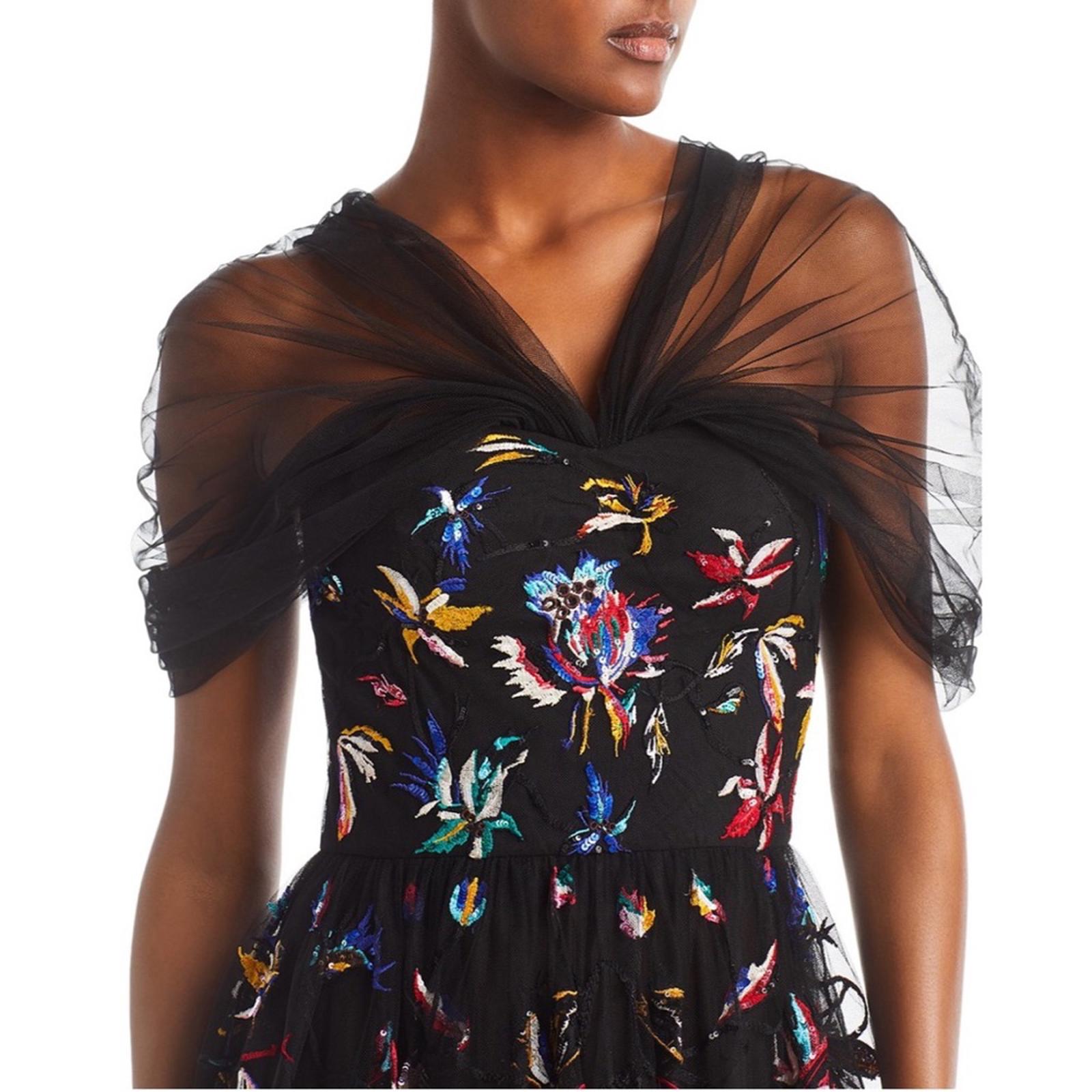 Jason Wu Collection Tulle Off-Shoulder Cocktail Dress Size 10, NWT Retail $3,395
