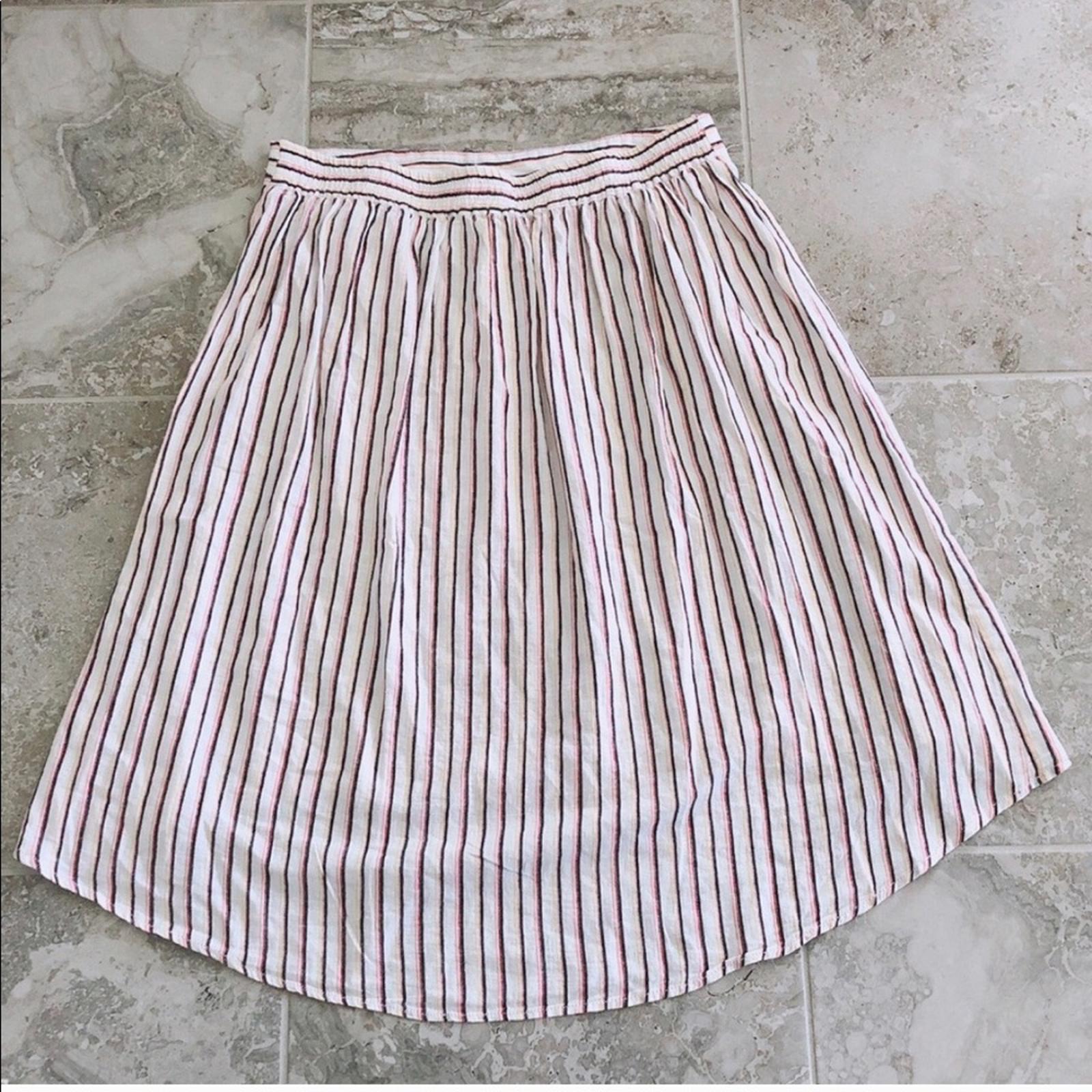 NEW Max Studio Linen-Blend Hi-Low Midi Skirt, Size XXL, New w/Tag