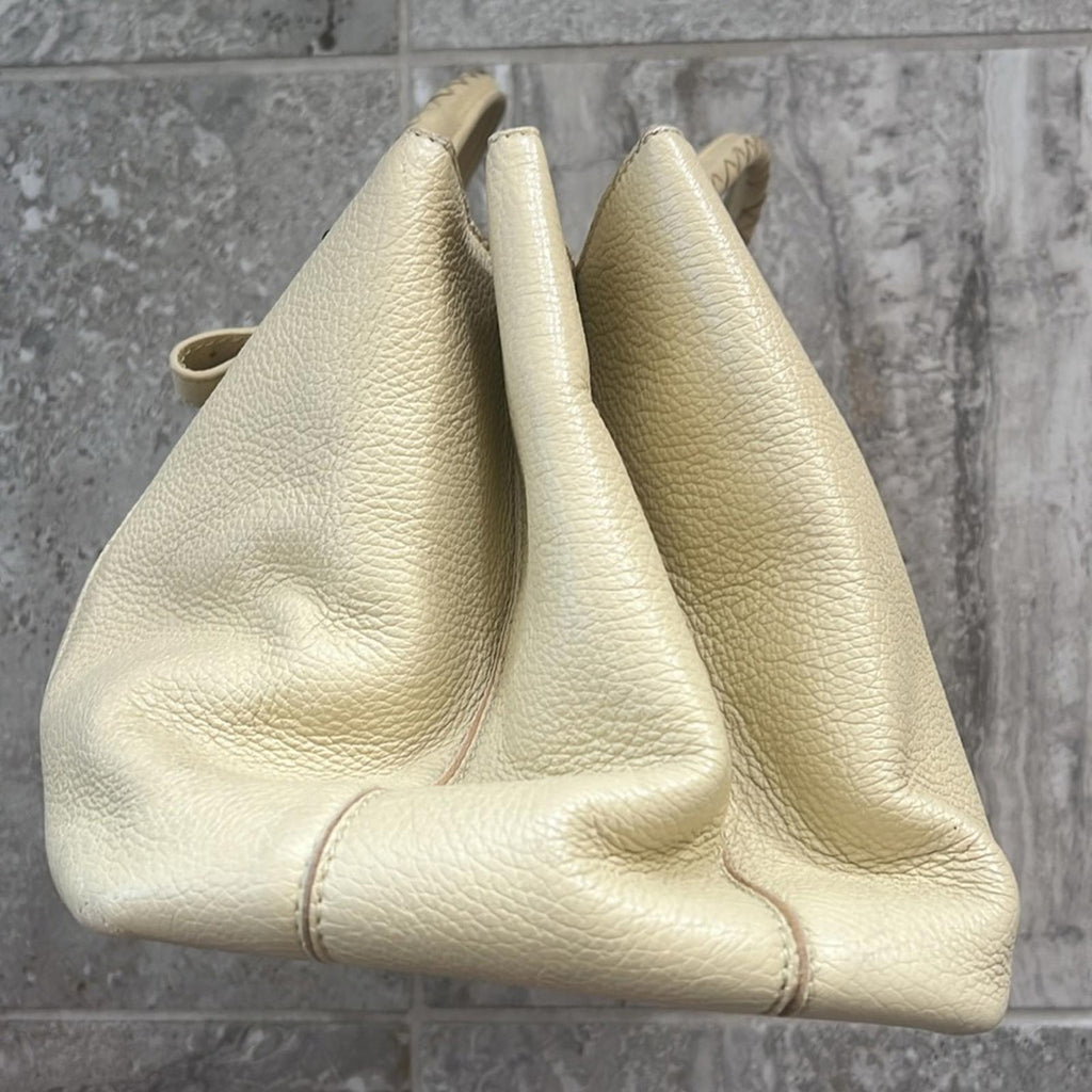 Bottega Veneta Roma Triple-Compartment Pebbled Leather Tote Bag, Retail $3,450