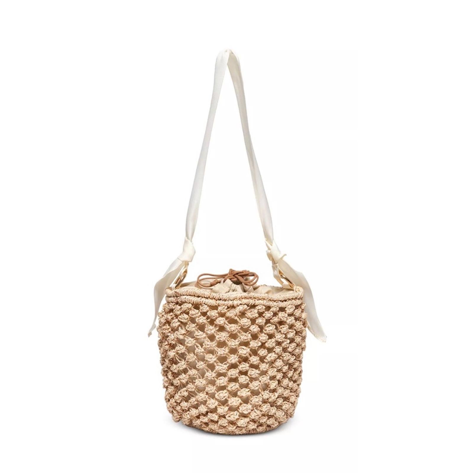 KAYU Odessa Small Bucket Bag, Natural New w/Tag Retail $298