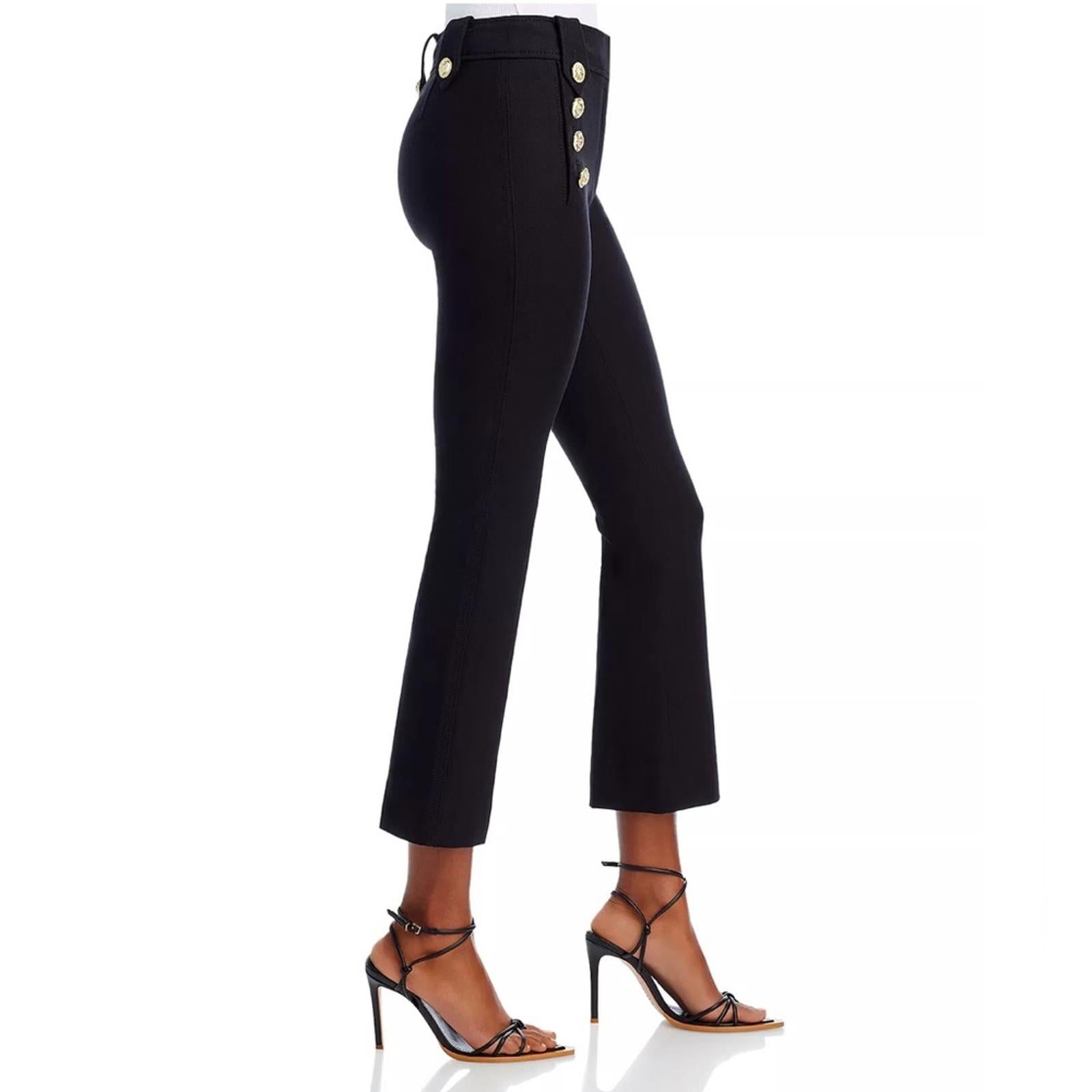 Derek Lam 10 Crosby Robertson High Waisted Crop Flare Pants, Size 4 New w/Tag