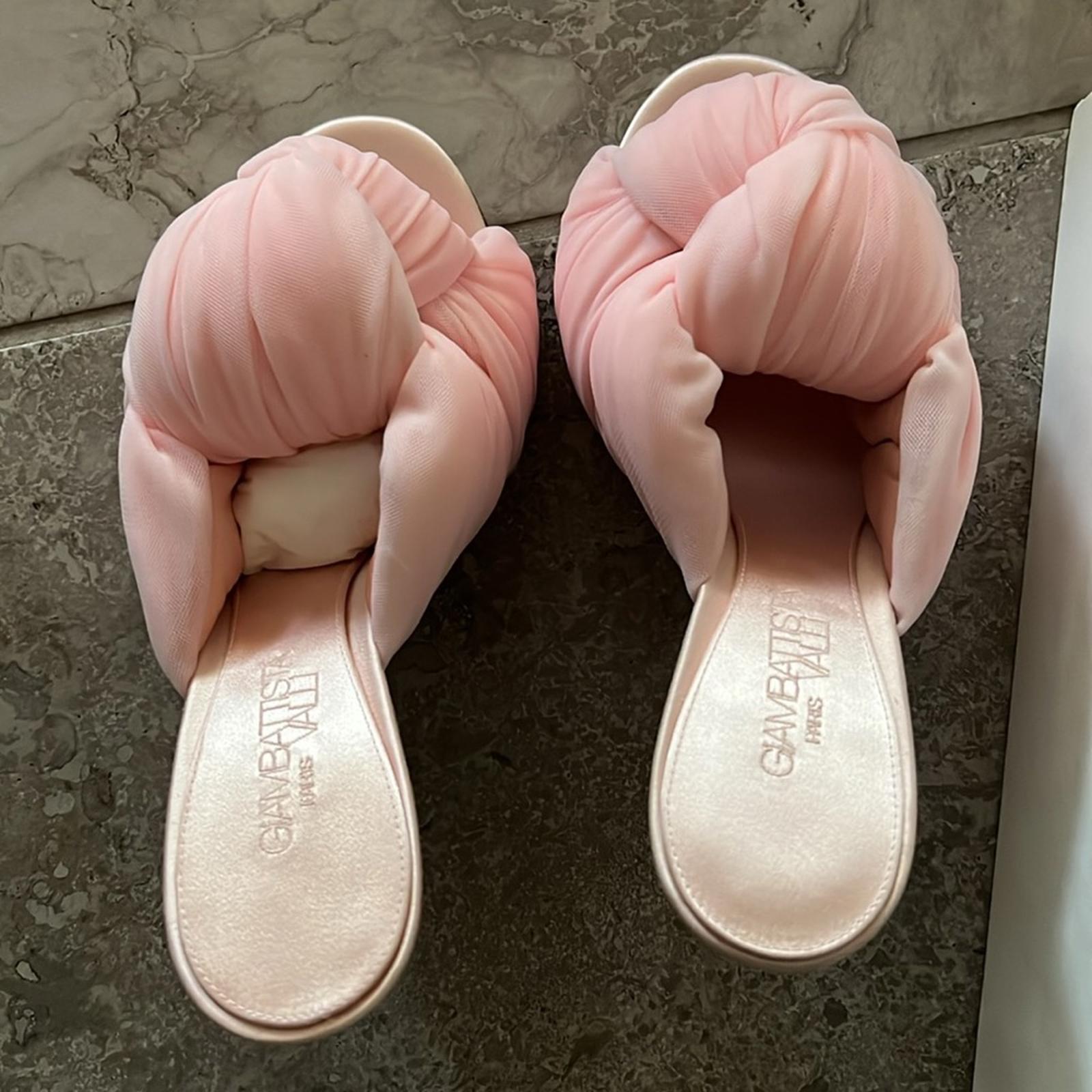 Giambattista Valli Peep-Toe Pumps Shoes, Size 38 Made in Italy NEW in Box $1,090