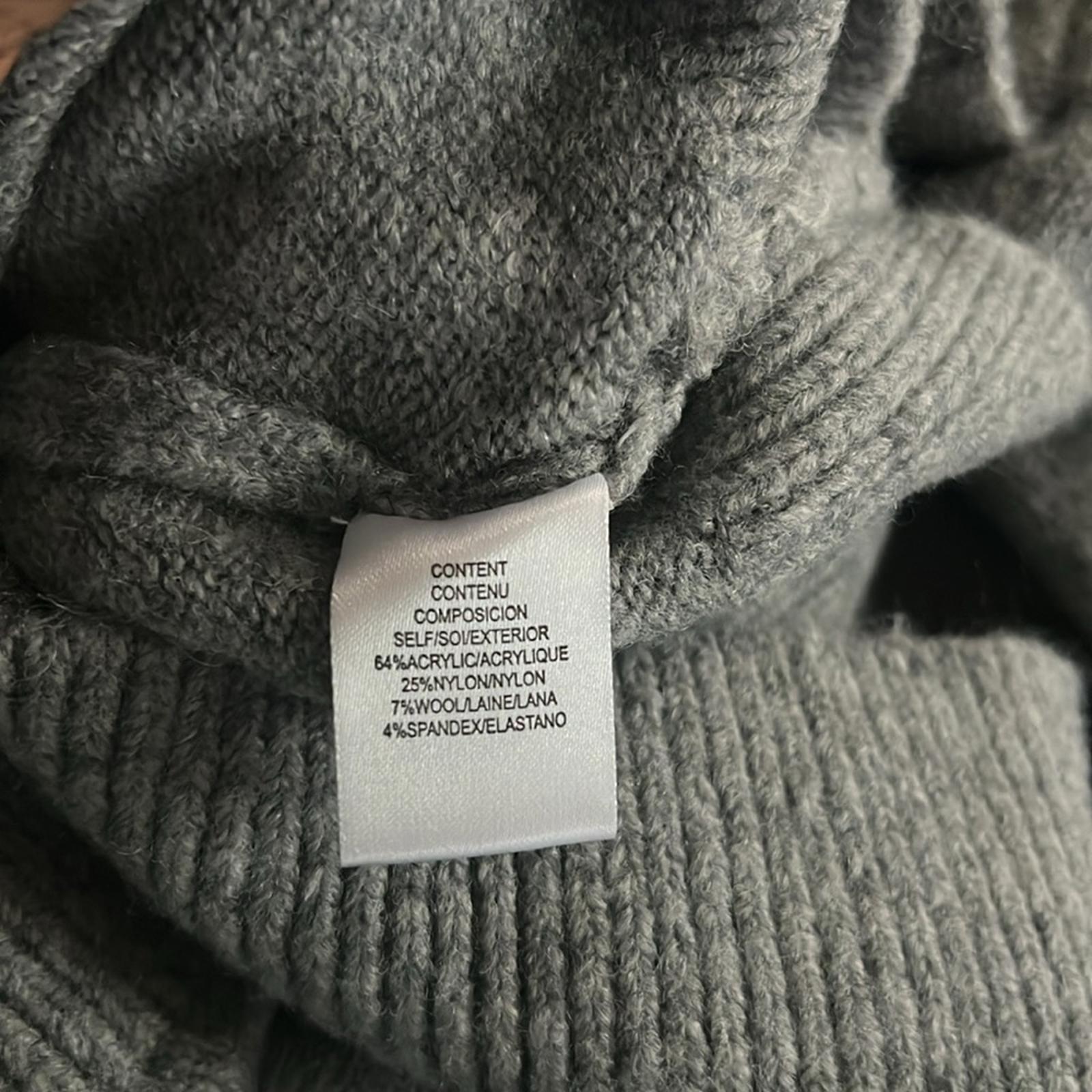 WAYF Wool-Blend Mock-neck Sweater in Light Grey, Size XS New w/Tag