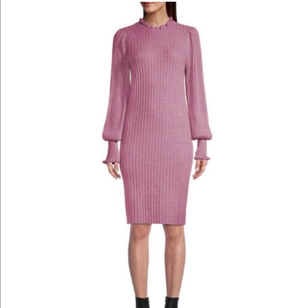 Ellie Tahari Cashmere Balloon Sleeve Sweater Dress Size S New w/Tag