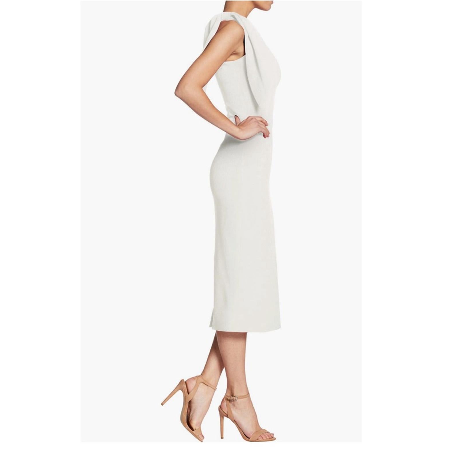 Dress the Population Tiffany One Shoulder Dress in White, Size XXL New w/Tag