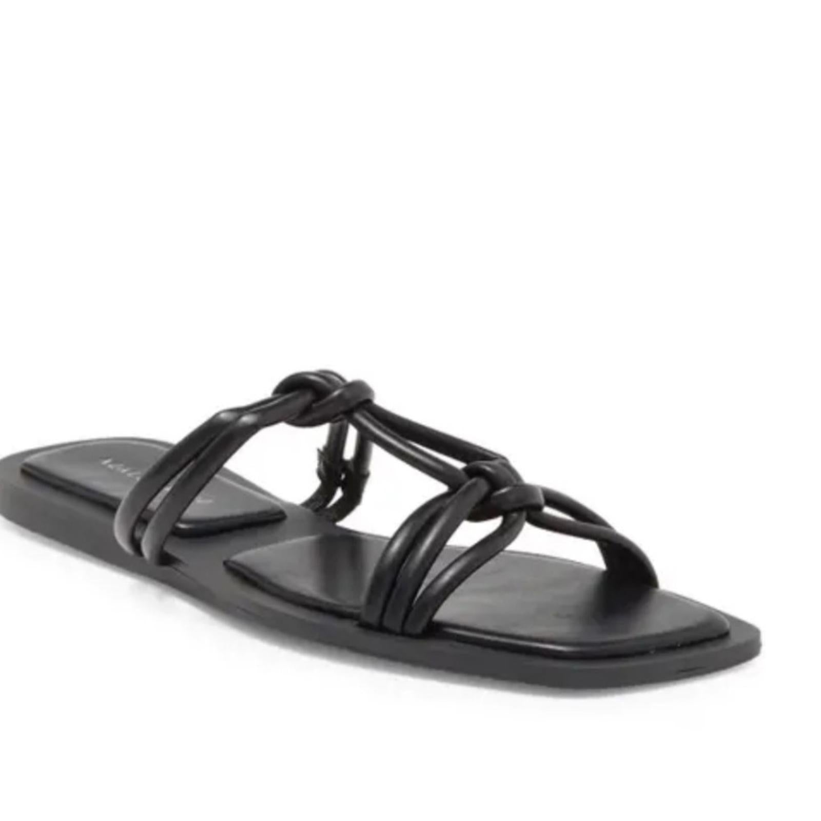 Azalea Wang Stetson Black Sandals, Size 7 NEW w/o Box