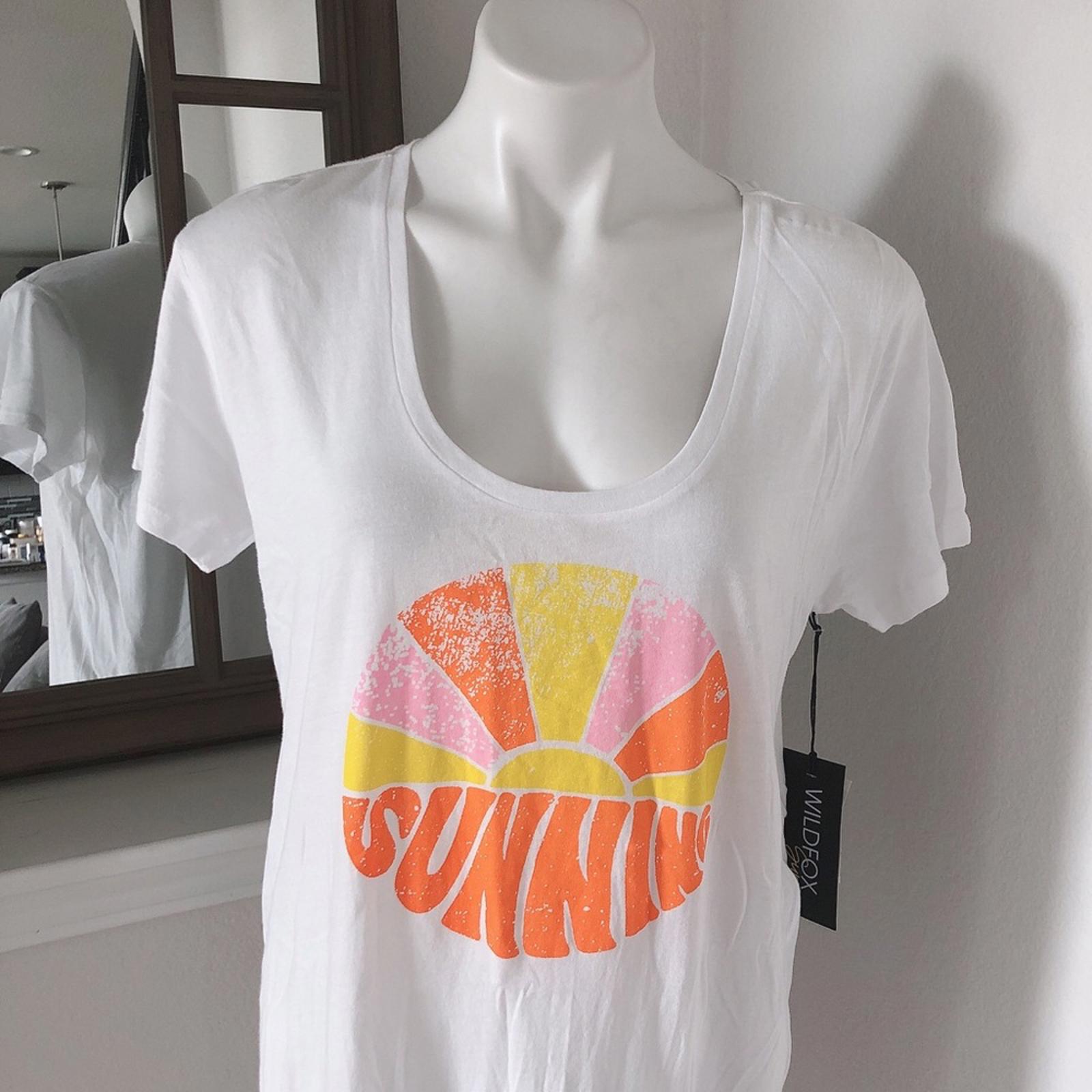 Wildfox Sun Scoop Neck Swim Coverup in White, Dress Beach Size S New w/Tag