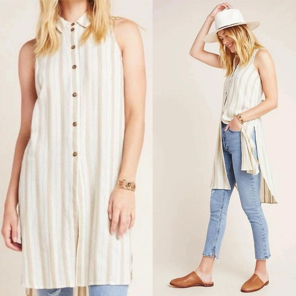 Anthropologie Delphine Textured Tunic Dress, NWT, Size XS