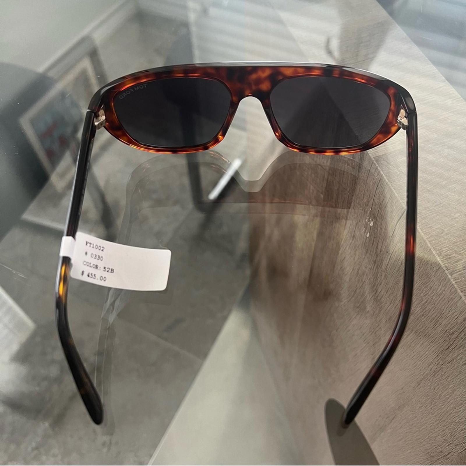 New TOM FORD Rectangular Frame Sunglasses in Havana New w/Tag Retail $455