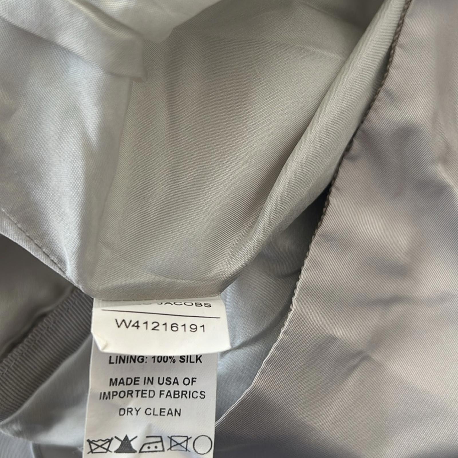 NEW Marc Jacobs Grey Pleated Detail Midi Skirt, Size 6 EXCELLENT!
