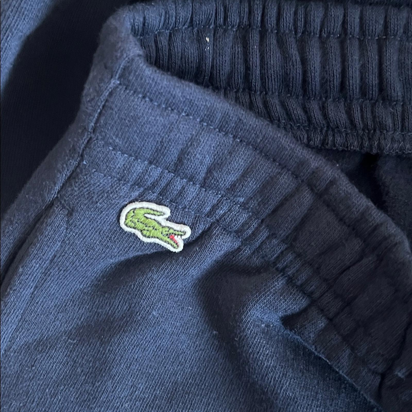Lacoste Navy Tracksuit Bottoms, Boy’s Size 16, NWT