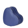 Stella & Max Heart Shaped Compact Jewelry Travel Box in Blue, New w/Tag