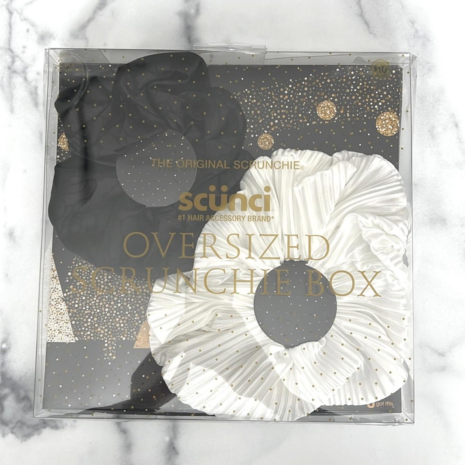SCÜNCI The Original Scrunchie Oversized Scrunchie Box in Gift Box Jumbo Size NWT