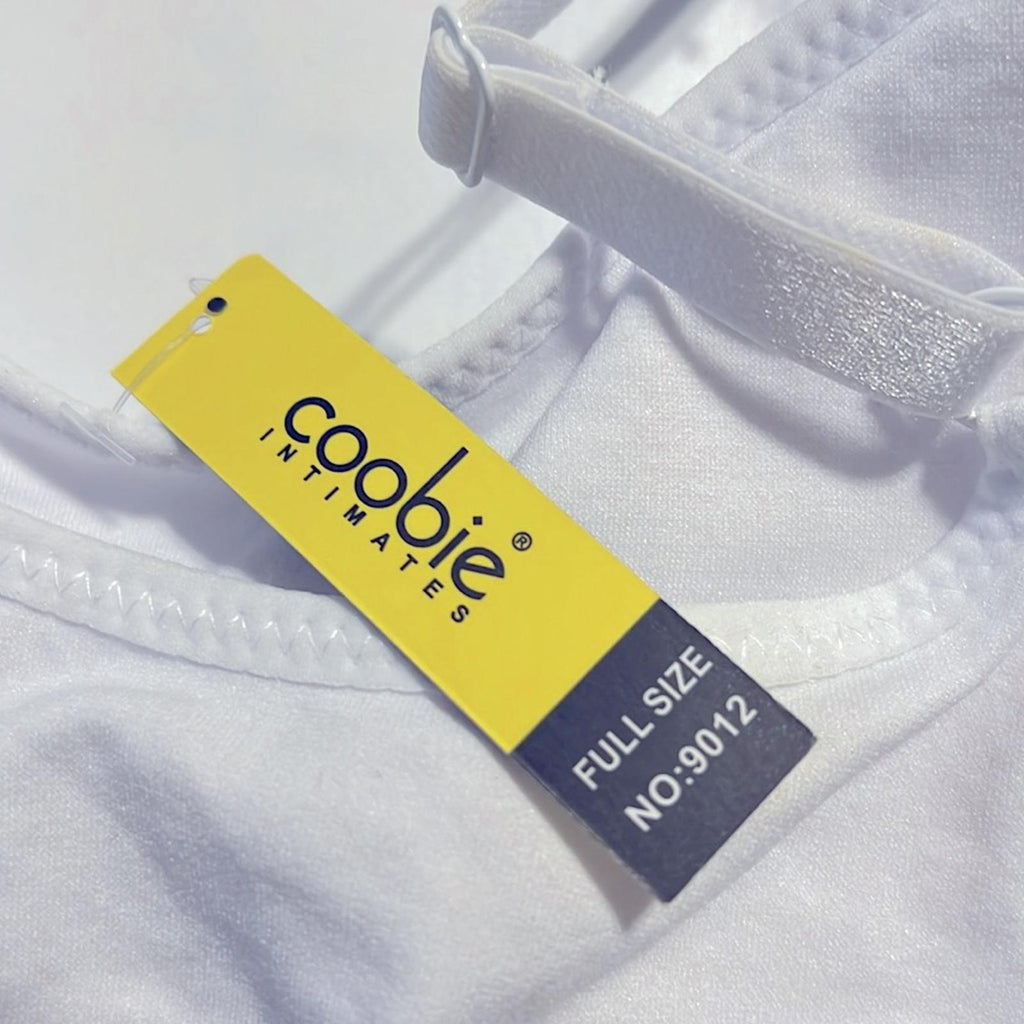 Coobie Intimates Coobie Intimates Scoopneck Cami Bra, No 9012, White New w/Tag