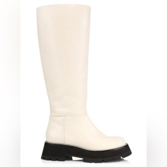 3.1 Phillip Lim Kate Tall Boots in White, NEW, w/Dust Bag, Size 38.5