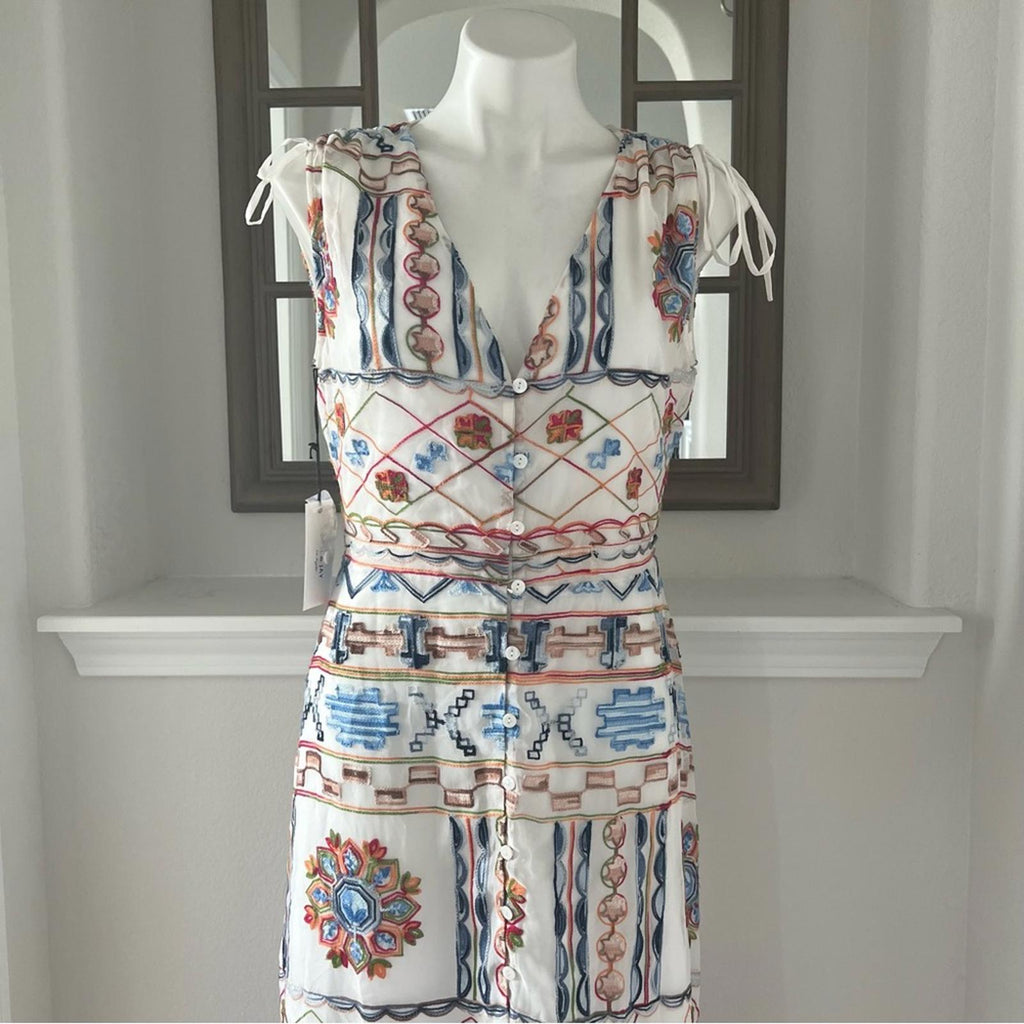 Ali+Jay Embroidered Midi Dress, Size L New w/Tag Retail $148